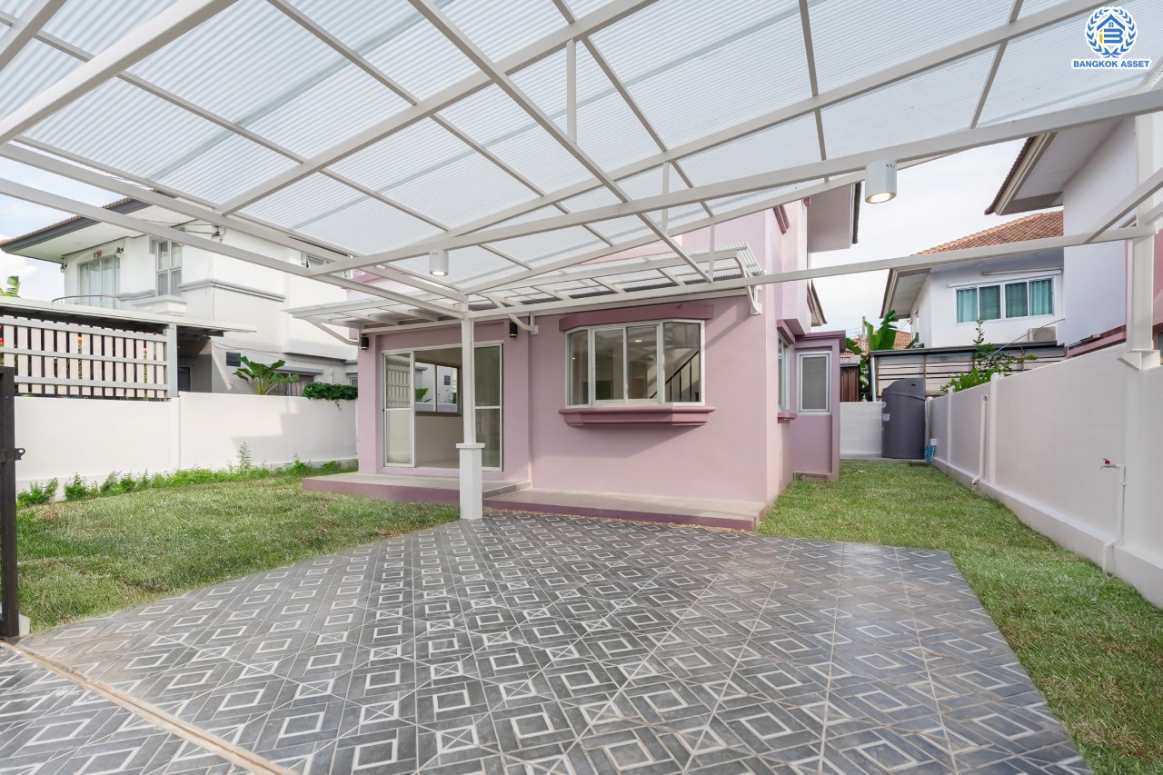 บ้านมือสองนนทบุรี ม.ศุภาลัยวิลล์ วงแหวน-รัตนาธิเบศร์ เนื้อที่ 50 ตร.ว. ฟังก์ชันจัดเต็ม 4 ห้องนอน 2 ห้องน้ำ 2 ที่จอดรถ ตอบโจทย์ทุกการเข้าอยู่ บนทำเลเดินทางสะดวก ใกล้ ถนนกาญจนาภิเษก เซ็นทรัลเวสต์เกต และรถไฟฟ้า "สถานีคลองบางไผ่"